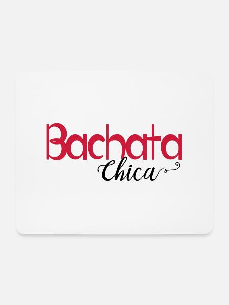 Bachata Chica - Dance Shirt - Mousepad (Querformat) - Weiß