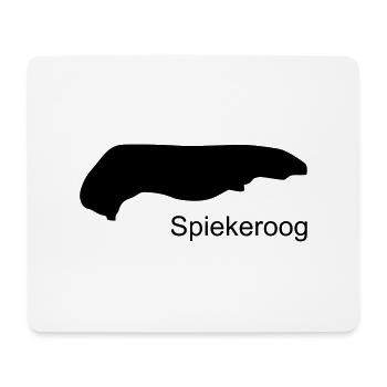 spiekeroog - Mousepad (Querformat) - Weiß - Vorne