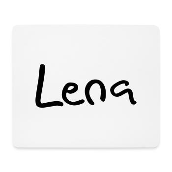 lena - Tapis de souris (format paysage) - blanc - Devant