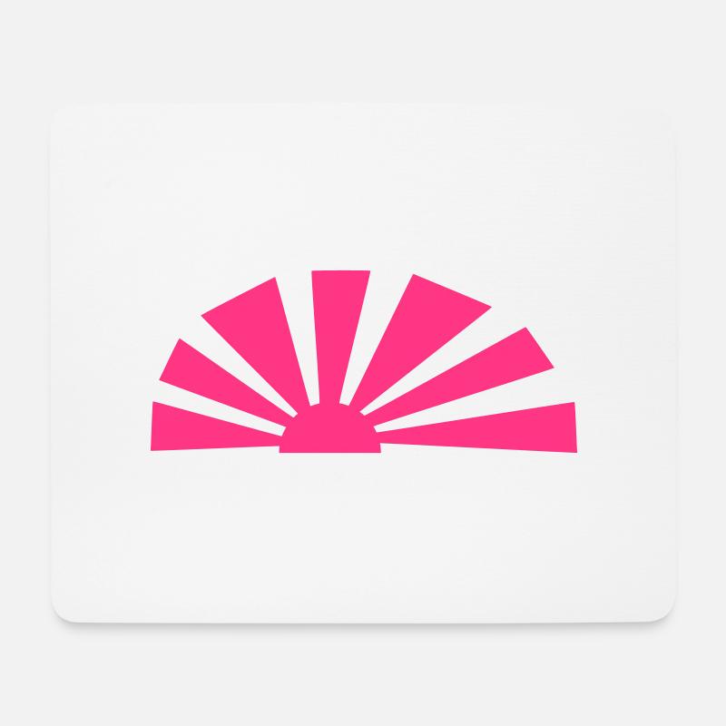 Rising Sun 1 c. - Mouse Pad (horizontal) - white