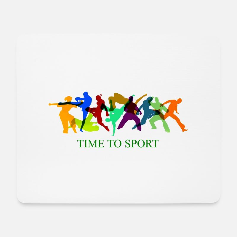 Sport - Mousepad (Querformat) - Weiß