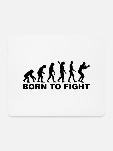 Boxen Evolution - Mousepad (Querformat) - Weiß