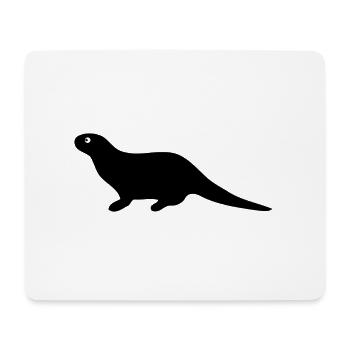 otter - Mouse Pad (horizontal) - white - Front