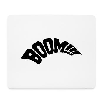 Boom - Mousepad (Querformat) - Weiß - Vorne