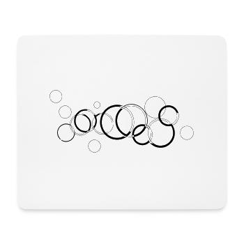 cercle - Tapis de souris (format paysage) - blanc - Devant