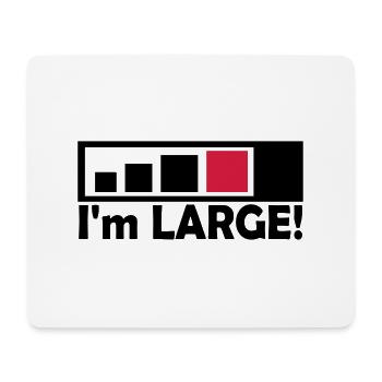 large_geocacher - Mousepad (Querformat) - Weiß - Vorne