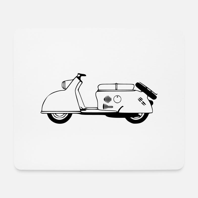 IWL Pitty - Mousepad (Querformat) - Weiß