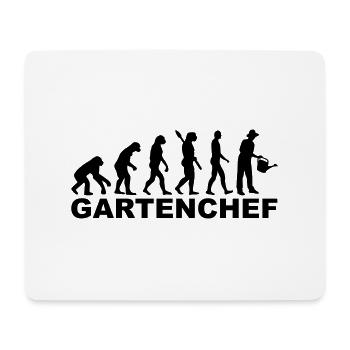 Gärtner - Mousepad (Querformat) - Weiß - Vorne