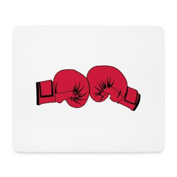 Boxhandschuhe - Mousepad (Querformat) - Weiß - Vorne