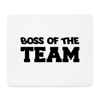 boss_of_the_team - Tapis de souris (format paysage) - blanc - Devant