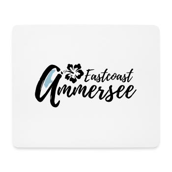 Ammersee Eastcoast Blume - Mousepad (Querformat) - Weiß - Vorne
