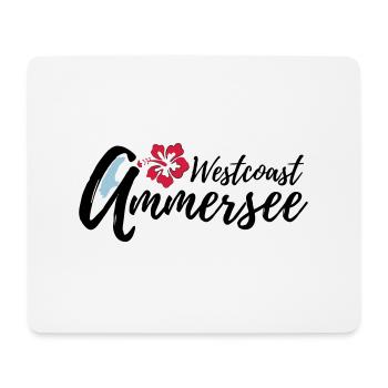 Ammersee Westcoast 3c - Mousepad (Querformat) - Weiß - Vorne