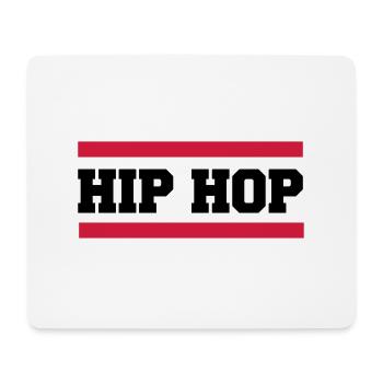 hip_hop - Mousepad (Querformat) - Weiß - Vorne