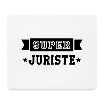 Juge / Juriste / Justice / Droit / Tribunal - Tapis de souris (format paysage) - blanc - Devant