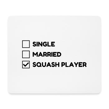 Squash Sport Game Match Champion Victory - Mouse Pad (horizontal) - white - Front