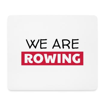 Rowing - Rudern - Aviron - Rower - Coxswain - Mouse Pad (horizontal) - white - Front