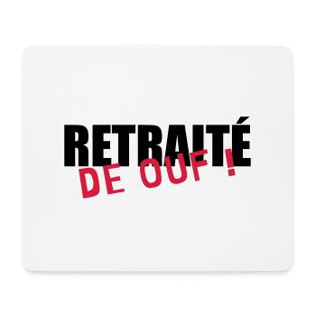 Retirement Pensioner Ruhestand Rentner Retraite - Mouse Pad (horizontal) - white - Front