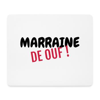 Parrain / Marraine / Filleule / Filleul - Tapis de souris (format paysage) - blanc - Devant