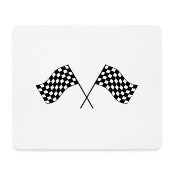 Car racing cars - Mouse Pad (horizontal) - white - Front