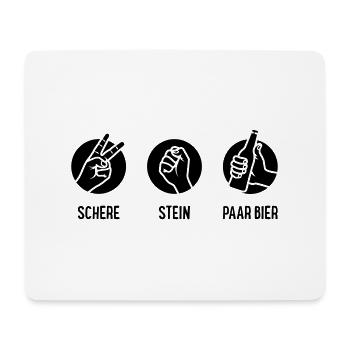 blockedName - Mousepad (Querformat) - Weiß - Vorne