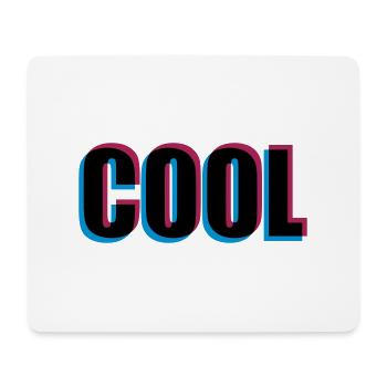 3D Effekt Cool - Mousepad (Querformat) - Weiß - Vorne