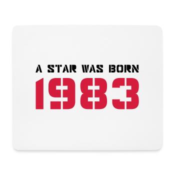 Geburtsjahr Geburtstag Born In - Made in 1983 - Mousepad (Querformat) - Weiß - Vorne