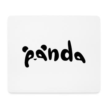 Panda Bear - Mouse Pad (horizontal) - white - Front