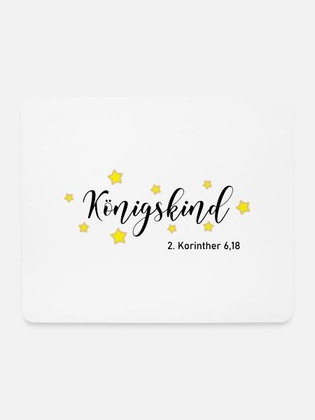 Koenigskind - Korinther - Mousepad (Querformat) - Weiß