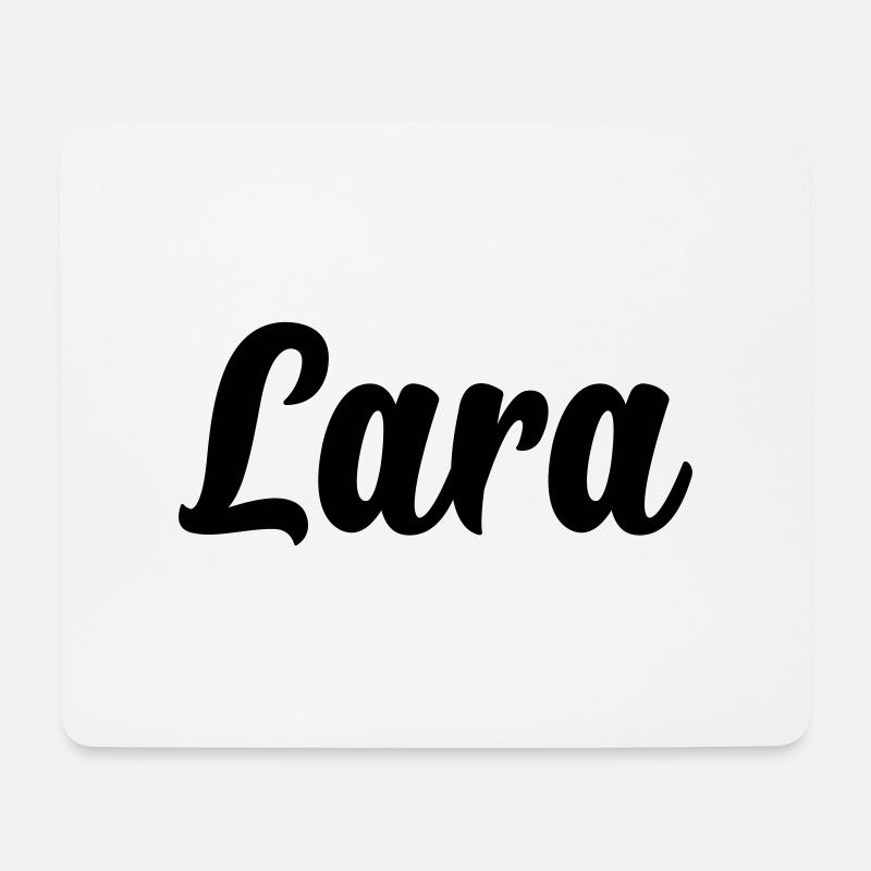 Lara - Mousepad (Querformat) - Weiß