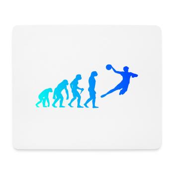 Handball Evolution Kinder Handballspieler Herren D - Mousepad (Querformat) - Weiß - Vorne