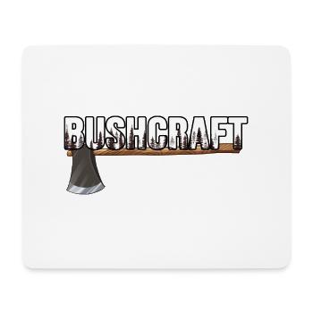 bushcraft outdoor survival - Mouse Pad (horizontal) - white - Front