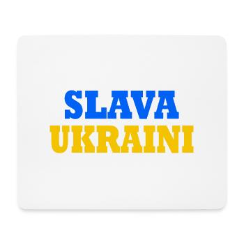 Slava ukraini - Tapis de souris (format paysage) - blanc - Devant