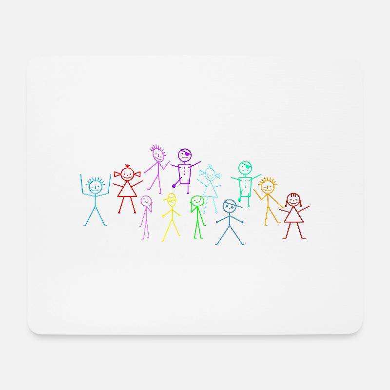 Stickman - Mouse Pad (horizontal) - white