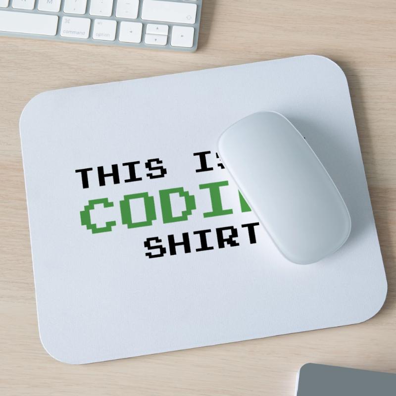 This Is My Coding Shirt Coder Programmer Computer Mousepad (Querformat)