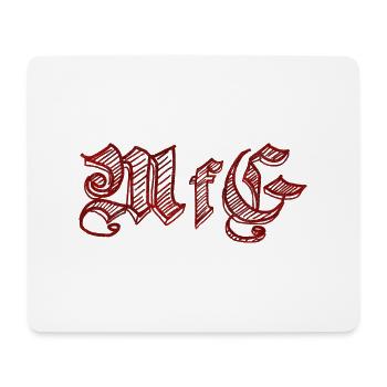 Mit freundlichen Grüßen - Mousepad (Querformat) - Weiß - Vorne