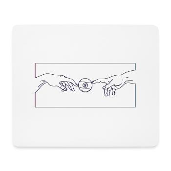 la création de 9 boules - Tapis de souris (format paysage) - blanc - Devant