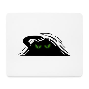 Ghost Eyes Spirit Evil Eye - Mouse Pad (horizontal) - white - Front