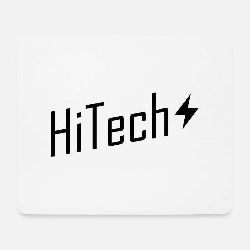 HiTech Bolt - Mousepad (Querformat) - Weiß