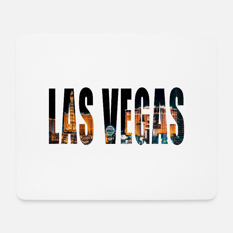 LAS VEGAS - Mouse Pad (horizontal) - white