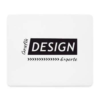 Grafik Design Experte - Mousepad (Querformat) - Weiß - Vorne