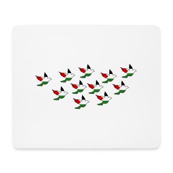 Palestine - Tapis de souris (format paysage) - blanc - Devant