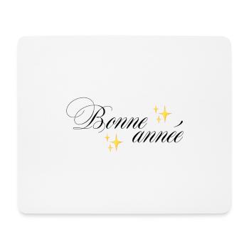 Bonne année - Tapis de souris (format paysage) - blanc - Devant