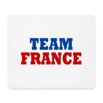 Team france - Mousepad (Querformat) - Weiß - Vorne
