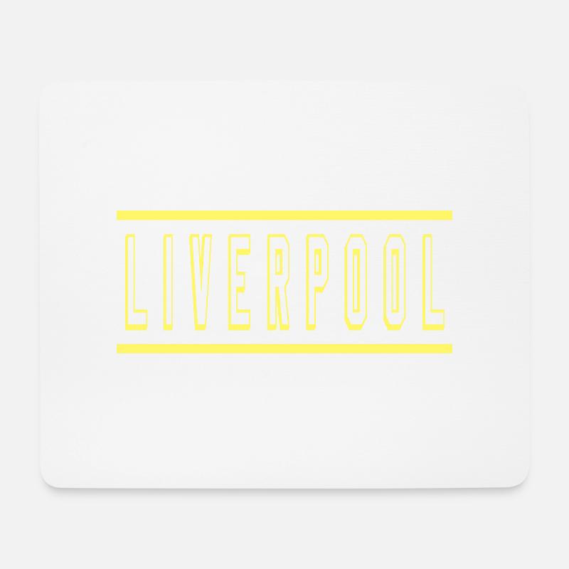 Liverpool - Mousepad (Querformat) - Weiß