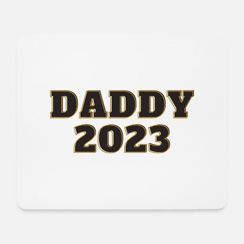 Daddy 2023 - Mousepad (Querformat) - Weiß