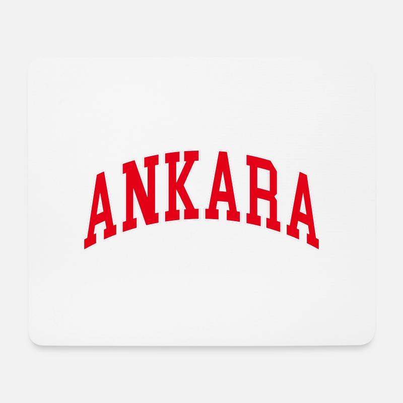 Ankara - Mousepad (Querformat) - Weiß
