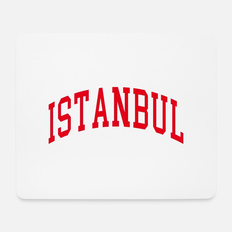 Istanbul - Mousepad (Querformat) - Weiß