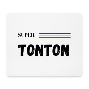 super tonton - t-shirt assorti - Tapis de souris (format paysage) - blanc - Devant
