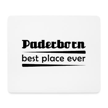 Paderborn - Stadt best place ever - Mousepad (Querformat) - Weiß - Vorne