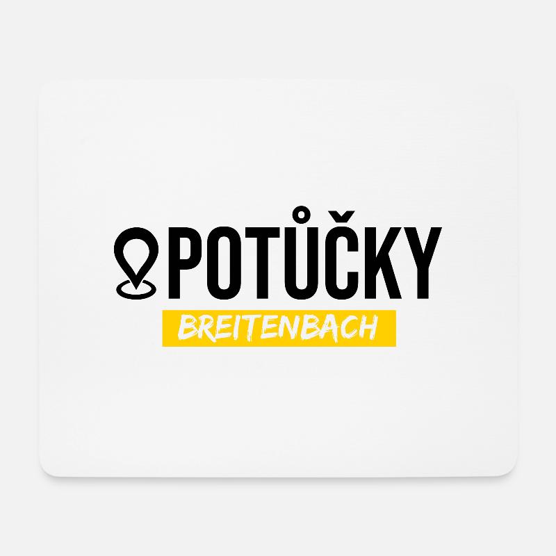 Breitenbach Tschechien Erzgebirge - Mousepad (Querformat) - Weiß
